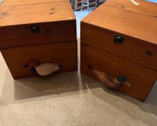 Pair of Duck Trunk / End Tables $100.00