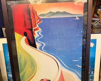 Sicilia Poster Framed $50.00