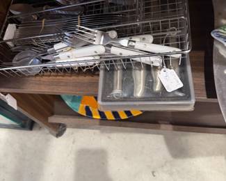 Misc flatware $5.00. Cutlery $5.00