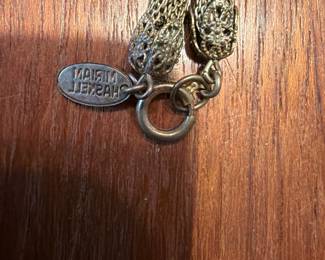 Miriam HaskellNecklace with green stones