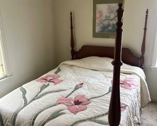 Solid Cherry 4 Post Bed