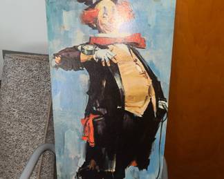Clown Painting by Rico Tomaso