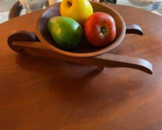 VTG Wood Wheelbarrow by Woodcraftery 