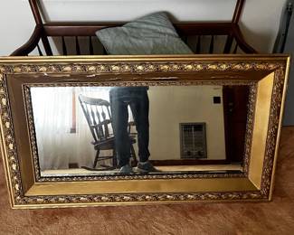 Antique Lewis/Rushing Mirror with History