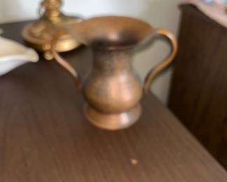 Beaten Copper Urn from Louisville Tin & Stove Co. 