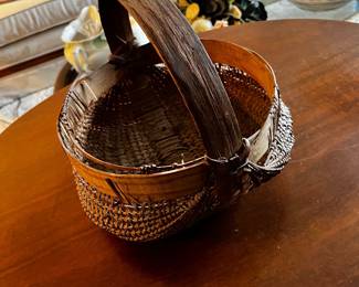 Antique Egg Basket