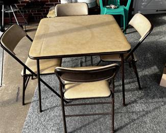 Cosco Card Table with Matching Chairs 