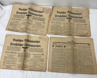 Historical newspapers, World War II era