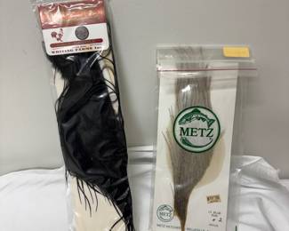 Fly fishing lure making feathers