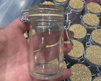 Small jars with lids