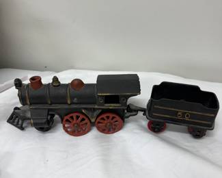 Cast-iron toy train
