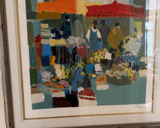 Numbered print listed artist