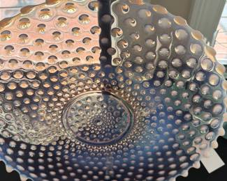 Pink hobnail plate 