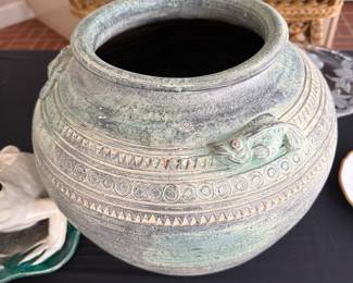 Hand thrown Terra cotta pot