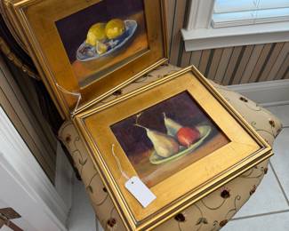 Pair of oils fruit 