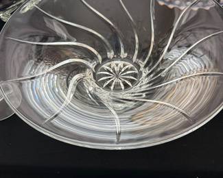 Durand bowl with candlesticks 