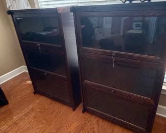 Matching pair of bookcases