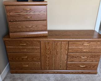 Nice set dresser and nightstand 
