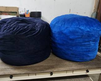 Two Sofa Sack Bean Bag Chairs