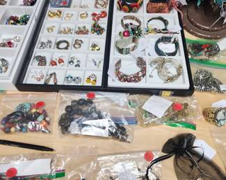 Eclectic Modern and Vintage Costume Jewelry - many hand made by high end jewelry artists