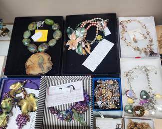 Eclectic Modern and Vintage Costume Jewelry - many hand made by high end jewelry artists