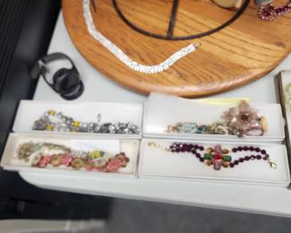 Lots of Vintage Rhinestone and Enamel Jewelry