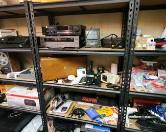 More Stereo Equipment, APC Battery Backup, High Dollar Time Clock System, Camera Tripod and more