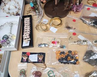 Eclectic Modern and Vintage Costume Jewelry - many hand made by high end jewelry artists