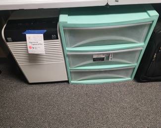 Kenmore Dehumidifier, Plastic Storage Drawers