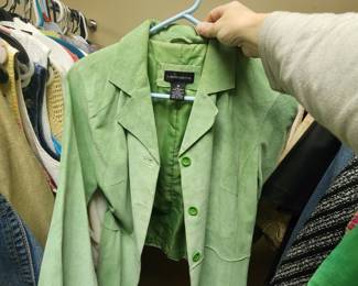 Mint green Suede Shacket! 