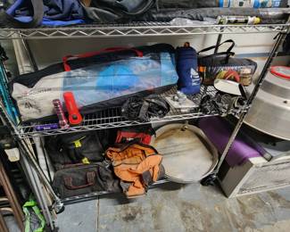 Tents, Hammocks, Flashlights, Head lampts, more construction tool bags