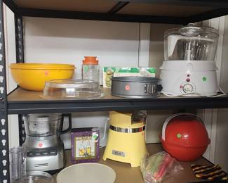 more small appliances, cheesecake pan, and other kitchen essentials