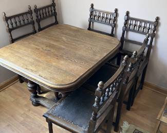 Small Table with 6 Chairs 