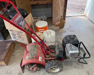 Pre sell item priced at 300.00. Nice working Troy Bilt 6HP tiller.