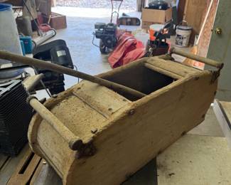 Antique wood washing machine. My wife finally agreed to upgrade and sell our washing machine!!