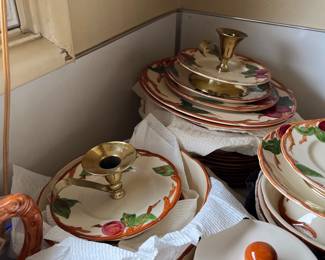Huge collection of Franciscan wear dishes, Vintage