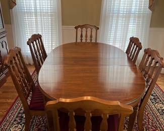 Bernhardt Dining Room Table and Chairs