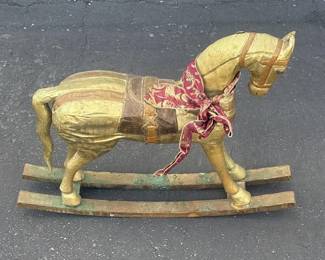 antique rocking horse