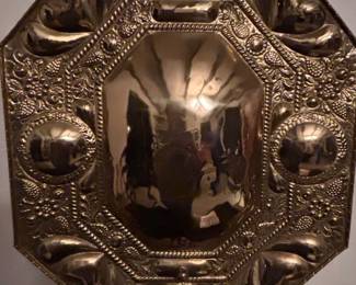 Octagonal Repouss Decorative Plate