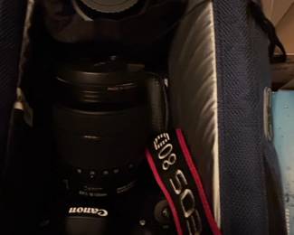 Canon EOS D DSLR Camera with EFS mm Lens