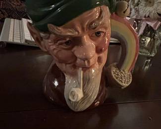 Royal Doulton Leprechaun D Character Jug