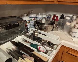 Assorted Kitchen Utensils and Cookware