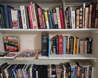 lots of books, vhs, and dvds!