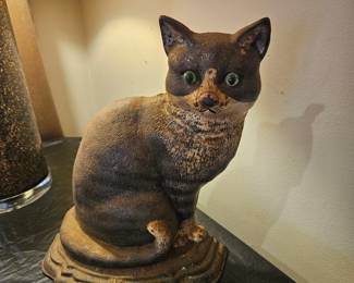 Antique Cat door stop