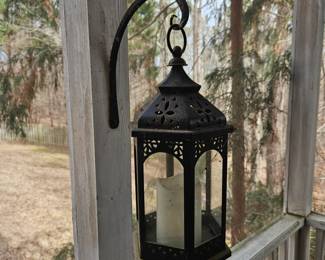 set of hanging lanterns