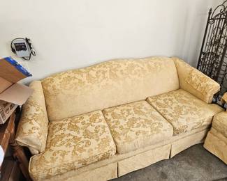 gold sofa, great shape