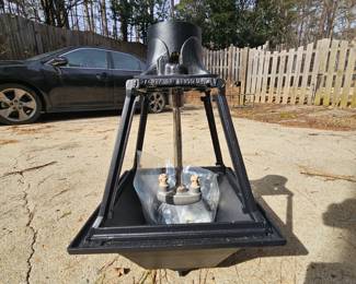 never before used gas lamp fixture