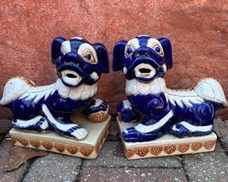 CHINESE FOO DOG PAIR