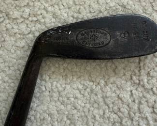 Vintage Hickory Golf Club (c. 1920s) Wm. Moore & Co., Dayton, Ohio Early “Jigger” iron