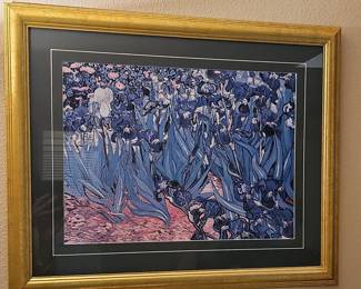 Vincent van Gogh "Irises" Framed Print